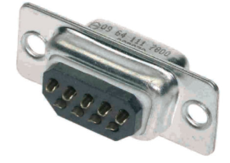 09641217800 | HARTING | 9 way S Cup Male Ferrite Wout