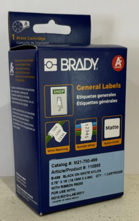 M21-750-499 | Brady Corporation | Нейлоновые этикетки