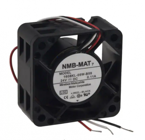 1608KL-01W-B10-L00
FAN AXIAL 40X20MM BALL 5VDC WIRE | NMB | Вентилятор