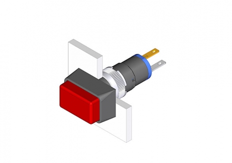 18-148.035 Кнопка с подсветкой 8 mm  EAO