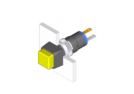 18-158.035 Кнопка с подсветкой 8 mm  EAO