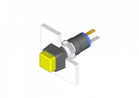 18-257.035 Кнопка с подсветкой 8 mm  EAO