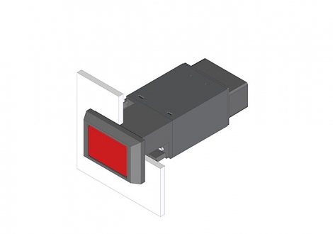 22-211.014 Кнопка с подсветкой 24 х 36 mm  EAO