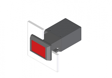 22-212.011 Кнопка с подсветкой 24 х 36 mm  EAO