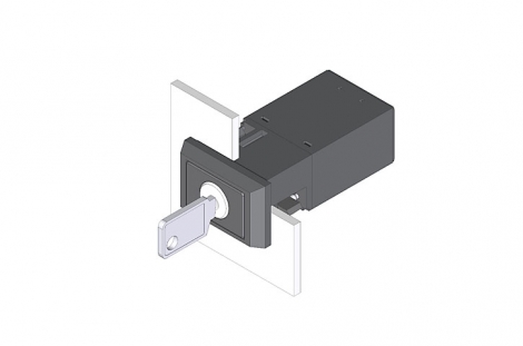 22-331.511D Переключатель с ключом блокировки 24 х 36 mm  EAO