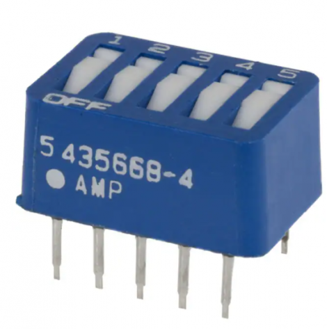 5-5435640-1
SWITCH DIP ROCKER 10POS | TE Connectivity | Переключатель