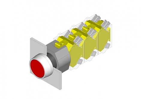 704.012.2 Нажимная кнопка 22.5 - 30.5 mm  EAO