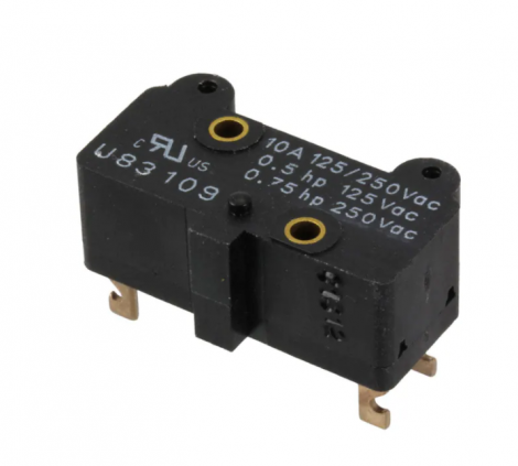 831090C2.B9
SWITCH SNAP ACTION SPDT 10A 250V | Crouzet | Переключатель