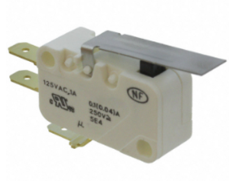 831618C6.BB SWITCH SNAP ACT SPDT 100MA 250V | Crouzet | Переключатель