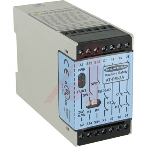 AT-FM-2A Автомат защиты, 4A; Ctrl-V 115/230 AC, 24 DC; Vol-Rtg 250AC/DC