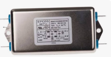 B84113H0000B116 | EPCOS (TDK) | Сетевой EMI/RFI фильтр 16А 250В