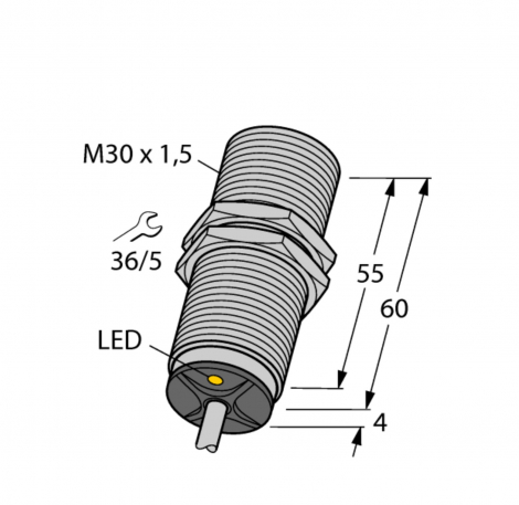 BI15-M30-AP6X | Turk Индуктивный датчик (арт. 4618530)
