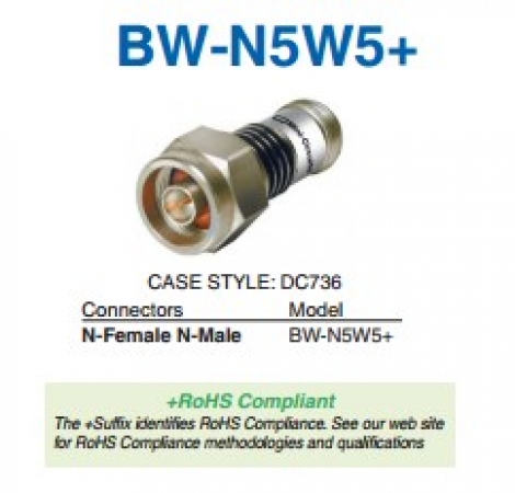 BW-N5W5+ | Mini Circuits | Aттенюатор