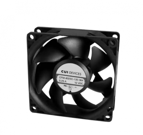 CFM-8020BF-135-346
DC AXIAL FAN, 80 MM SQUARE, 20 M | CUI Devices | Вентилятор