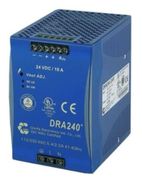 DRA240-24A | Chinfa Electronics | Блок питания, 24В,10А,240Вт