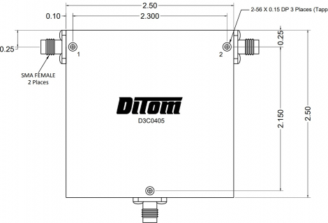 D3C9521S | DiTom Microwave | Циркуляторы RF