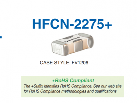 HFCN-2275+ Фильтр высоких частот