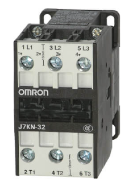 J7KN-32 230 | Omron | Контактор, 3-полюсный, 32 А/15 кВт AC-3 (65 А AC1), 230 В