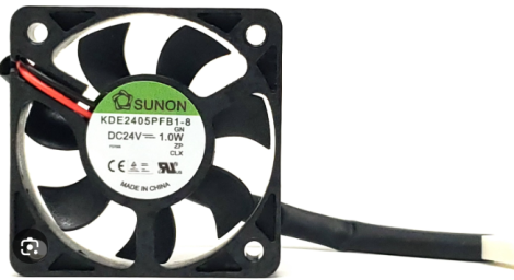 KDE2405PFB1-8 | SUNON | Вентилятор 50x50x10mm DC24V 1.0W 2-Pin 2-Wire Connector Axial Cooling Fan