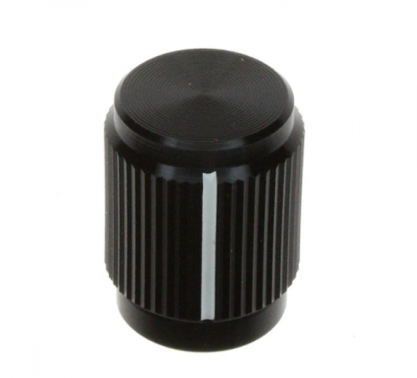 KS900A1/4
KNOB FLUTED W/SKIRT 0.250" METAL | TE Connectivity | Регулятор