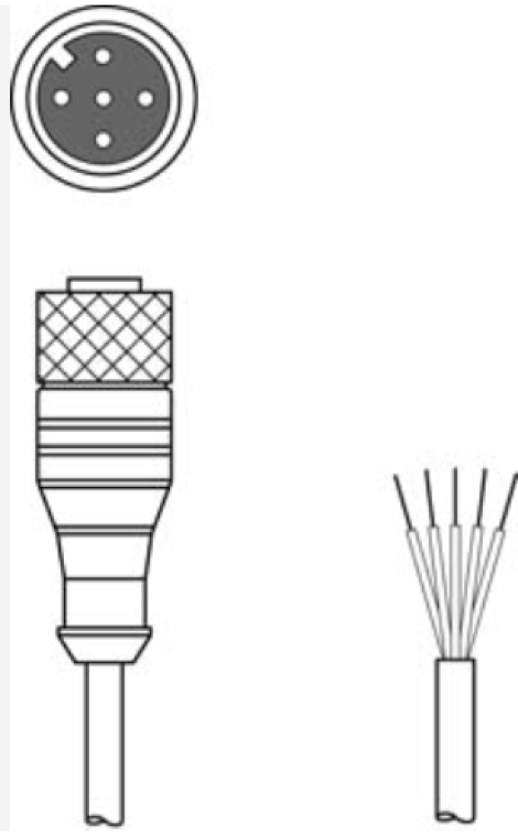 KD U-M12-5A-P1-050 | Leuze electronic | Соединительный кабель (арт. 50133841)