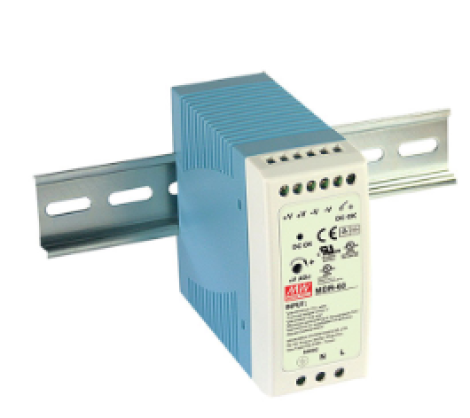 MDR-60-24 | MEAN WELL | Преобразователь AC/DC DIN RAIL SUPPLY 24V 60W