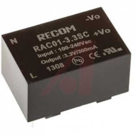 RAC01-3.3SC  | RECOM | Источник питания (AC-DC)