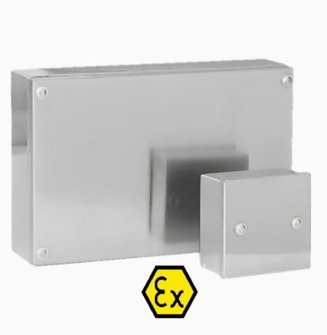 SBS 30.30.12 Ex | ПРОВЕНТО | Коробка 300x300x120 (ВxШxГ) взрывозащищённая из нержавеющей стали, IP66