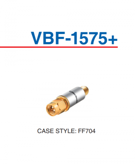VBF-1575+ Полосовой фильтр