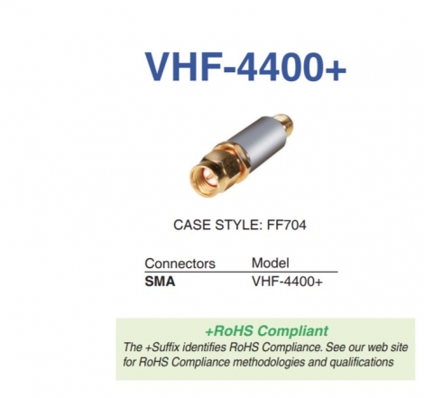 VHF-4400+ Фильтр высоких частот