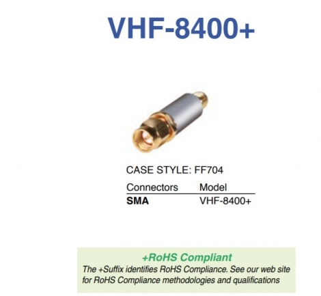 VHF-8400+ Фильтр высоких частот