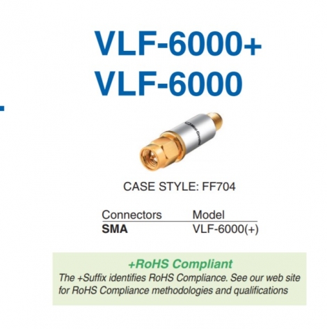 VLF-6000+ Фильтр низких частот