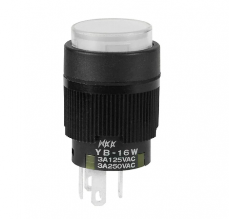 YB15CKG01-5F05-JB
SWITCH PB INCAND LED | NKK Switches | Кнопка