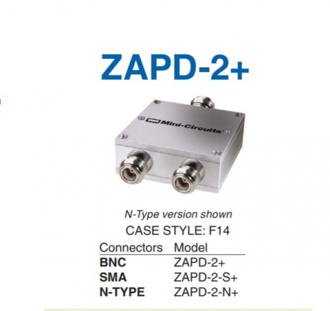 ZAPD-2-S+ | Mini Circuits | Сплиттер