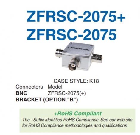 ZFRSC-2075+ | Mini Circuits | Сплиттер