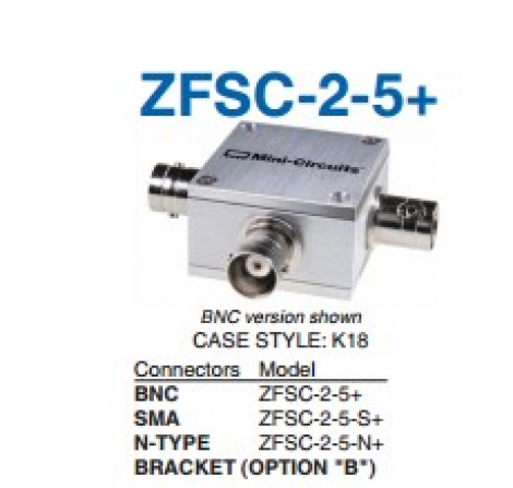 ZFSC-2-5-S+ | Mini Circuits | Сплиттер