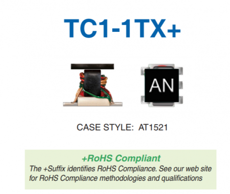 TC1-1TX+ Трансформатор