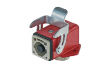 09120012662 | HARTING | Han Q1/0-M/M with housing (HBMA, red)