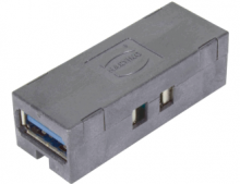 09455451902 | HARTING | USB 3.0 HIFF Bulkhead coupler type A-A