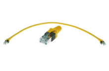 09474747104 | HARTING | RJI cable 4x2xAWG26/7 CAT6A PUR, 0.5m