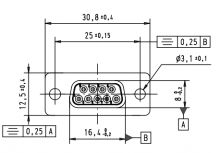09641127230 | HARTING | 9 way Straight Female 1k Wout 09641127230 | HARTING | 9 way Straight Female 1k Wout