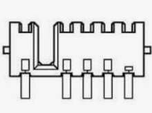1612504-1 | 2CONN RCPT 5POS 2.50MM R/A SLDR | TE Connectivity | Разъем 1612504-1 | 2CONN RCPT 5POS 2.50MM R/A SLDR | TE Connectivity | Разъем