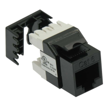 CM-101701BKBSTK | CableMAX | Cat.6 RJ45 110 Type 180 Keystone
