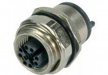 21033812805 | HARTING | M12 CAT5 receptacle straight rear