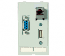 39500020143 | HARTING | Data module (USB;RJ45;SUB-D9,f-m)