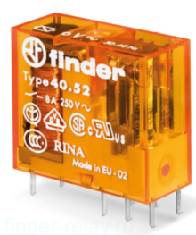 405281100000 | Finder | Реле (арт.40.52.8.110.0000)