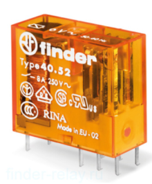 40.52.8.230.0000 | FINDER | Реле (арт. 405282300000) 40.52.8.230.0000 | FINDER | Реле (арт. 405282300000)