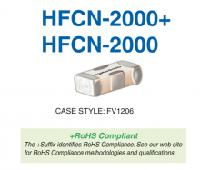 HFCN-2000+ | Mini Circuits | Фильтр высоких частот