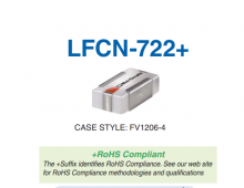 LFCN-722+ Фильтр низких частот