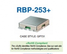 RBP-253+ Полосовой фильтр